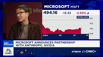 Microsoft CEO of commercial business on Anthropic, Nvidia partnership