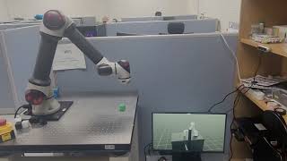 hand to eye calibration (test1: fail)