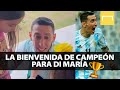 ¡Así fue el reencuentro de Di María con su familia tras ganar la Copa América con Argentina!