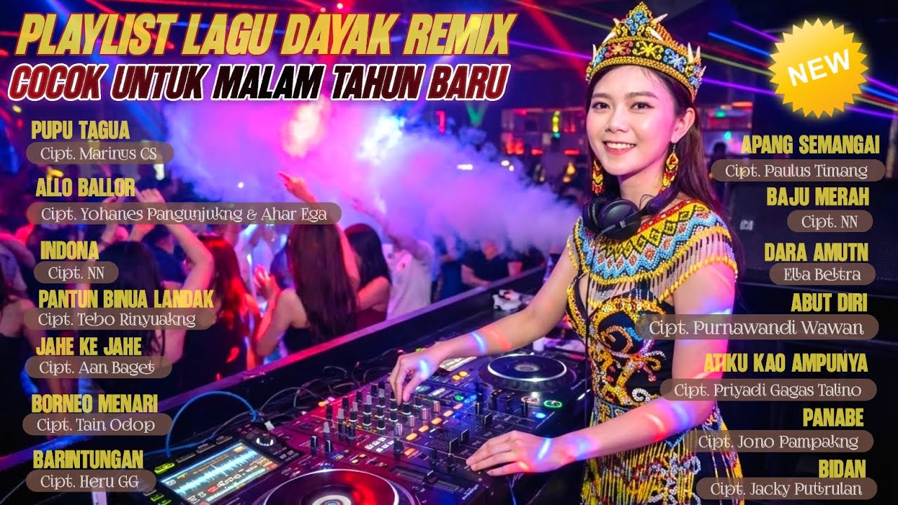 🔴 PLAYLIST LAGU DAYAK DJ REMIX 💥❤‍🔥❤‍🔥