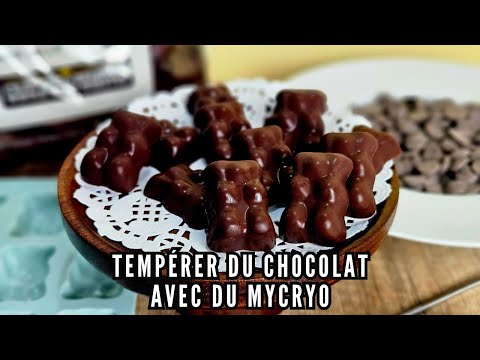 How to easily temper chocolate with Mycryo for shiny chocolate **LACHOUFAMILY**