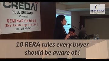 10 Important RERA Rules every buyer should be aware of