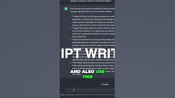 How to create product descriptions & scripts using ChatGPT #ai #shorts