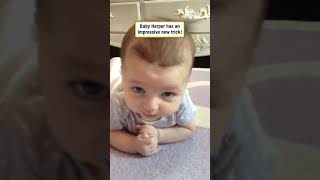 The Cutest New Trick You'll See Today #babytrick #adorable #shorts