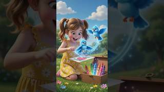 Learn Colors with Magic Rainbow Crayons 🌈 Fun Educational Video for Kids #usa #usashorts #shortsfeed