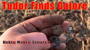 Stunning Tudor silver found metal detecting scotland with the nokta makro simplex
