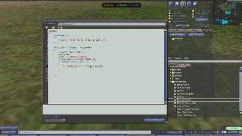 SL Scripting #1 Web touch menu