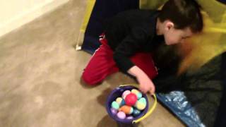 Aidan Goes an Egg Huntin'