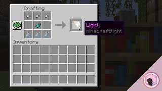 We made LIGHT BLOCKS craftable in 1.17 (Download in description)