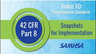 Video 10: Documentation Standards