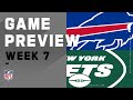 Buffalo Bills vs. New York Jets | NFL Week 7 Game Preview