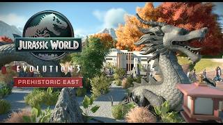 PARK IN CHINA 🌴🌷/ NEW DLC - PREHISTORIC EAST / JURASSIC WORLD EVOLUTION 3 #jurassicworld #dinosaur