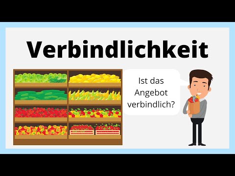 Video: Was ist verbindlich oder unverbindlich?