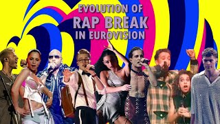 Evolution of RAP BREAK in Eurovision (HD)