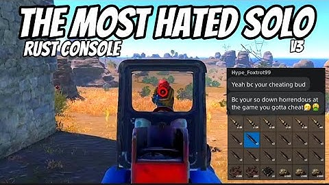 The Most Hated Solo v3 - Rust Console