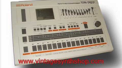 Roland Tr-707 Demo