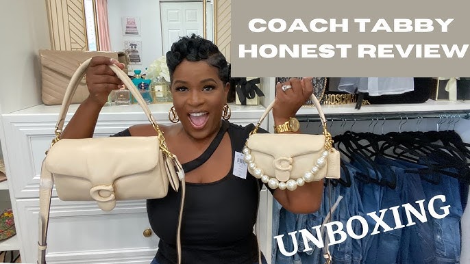 COACH PILLOW TABBY 26 REVIEW 2022, WHAT'S IN MY BAG