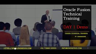OFT Training | ERP Basics, Fusion Architecture &amp; Security Concepts | Day 1