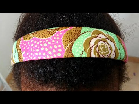 Tecido coberto Headband Tutorial DIY (2 maneiras)