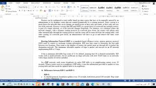 Experiment#8: RIP Configuration V1 & V2 - part1