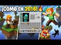 Así era MINECRAFT en 2016 | SkyWars PVP 1.8