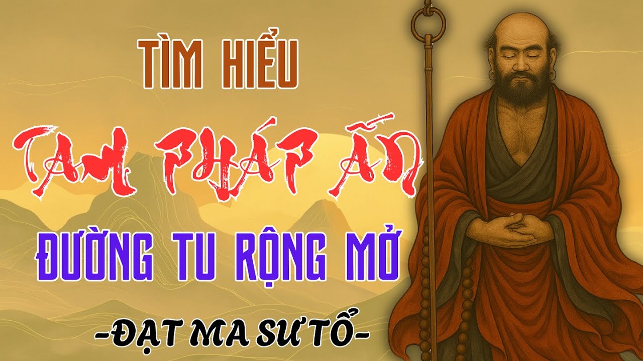Tìm Hiểu Tam Pháp Ấn Để Đường Tu Rộng Mở – Lời Dạy Bồ Đề Đạt Ma Giúp Người Tu Hành Vững Bước