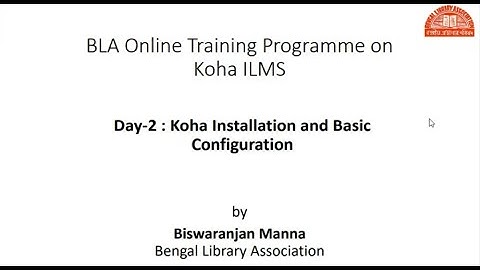 Koha Installation & Basic Configuration--Part 2