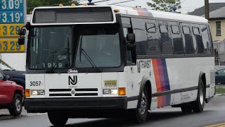 Historic Flxible Metro B The inside and Outside NJT Bus 3057