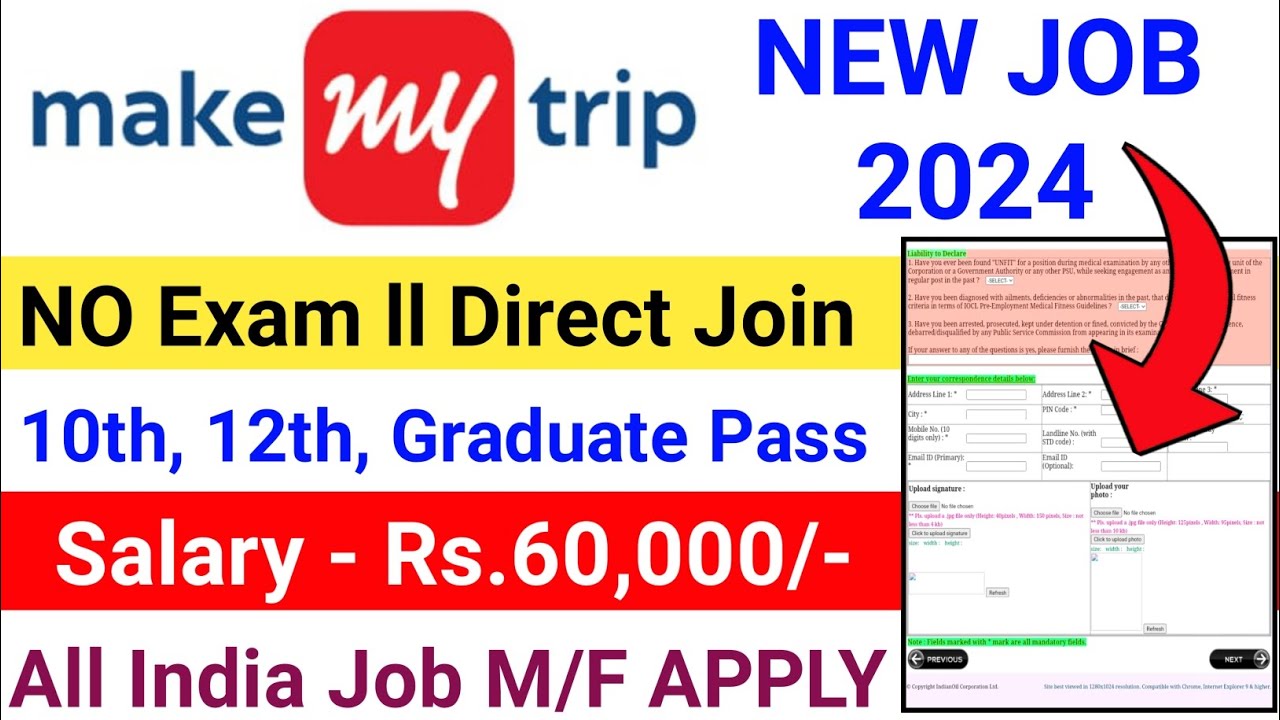 Make My Trip New Vacancy 2024//How To Apply Make My Trip Jobs//Make My