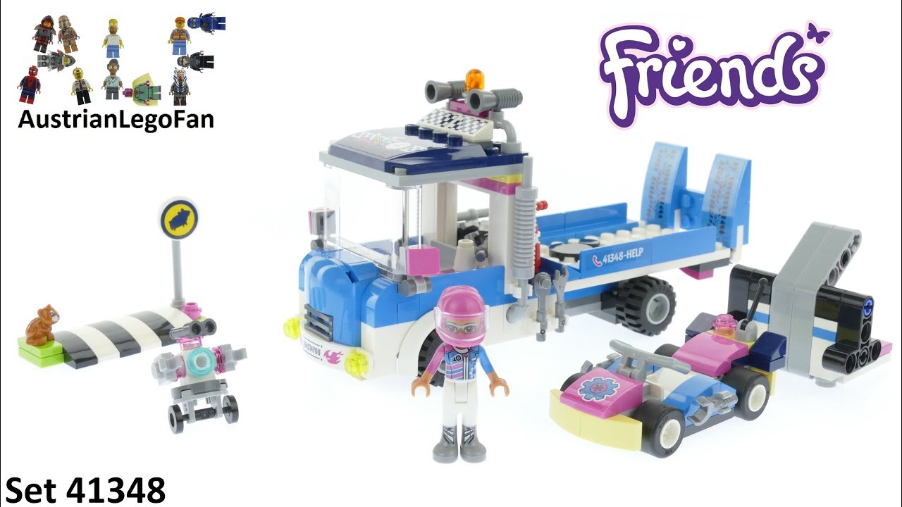 lego friends service & care truck 41348