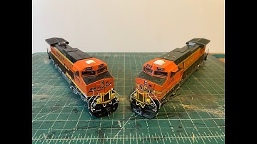 Comparison: Ho scale Athearn Genesis 2.0 Dash 9 vs Scaletrains Rivet Counter Dash 9 BNSF