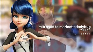miraculous ladybug react to marinette/ladybug || mlb react || repost || X2 SPEED!!