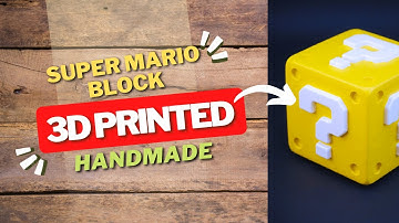 CREATING A SUPER MARIO QUESTION MARK BLOCK - 3D PRINT