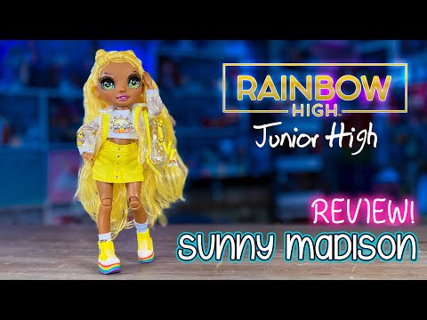 Кукла Рейнбоу Хай серии Junior Санни Мэдисон Rainbow High Jr High Sunny Madison желтая 579977 MGA Оригинал, видео 1