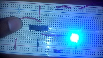 Prender un Led con un Push con Microcontrolador  [PIC16F628A]