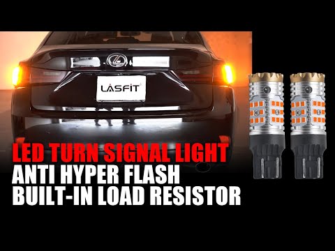 How does LED Light work on 2016 Lexus IS200T Rear Turn Signals? - T Series 7443 Bulb