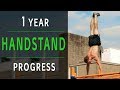 Epic 1 Year Handstand Progression | Calisthenics Family