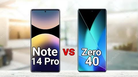 Redmi Note 14 Pro vs Infinix Zero 40