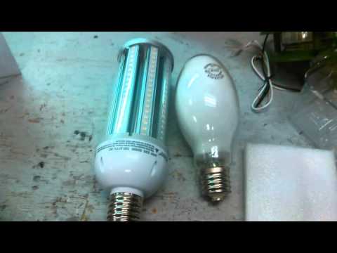 Led conversion  from a 250 watt compressed mercury