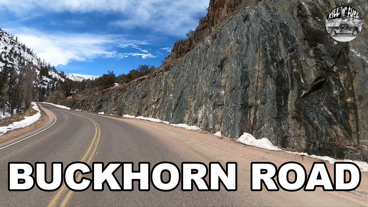 4K Buckhorn Road Scenic Drive Of The Colorado Rocky Mountains Along