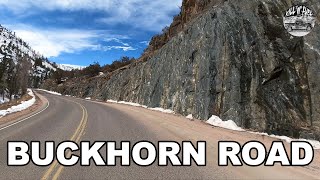4K Buckhorn Road Scenic Drive Of The Colorado Rocky Mountains Along Buckhorn Creek in Larimer County