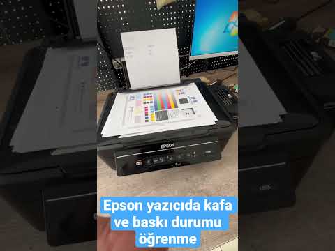 Epson kafa durumu ve baskı durumu öğrenme @Yunusavci #konusanservis @konusanservis