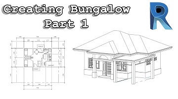 Creating A Bungalow Part 1 (Revit Tutorial)