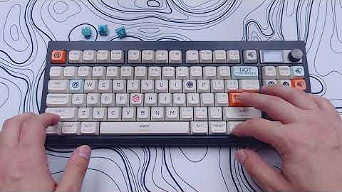 Budget poppy mechanical keyboard | HMX Deep Navy | GMK87 | sound test