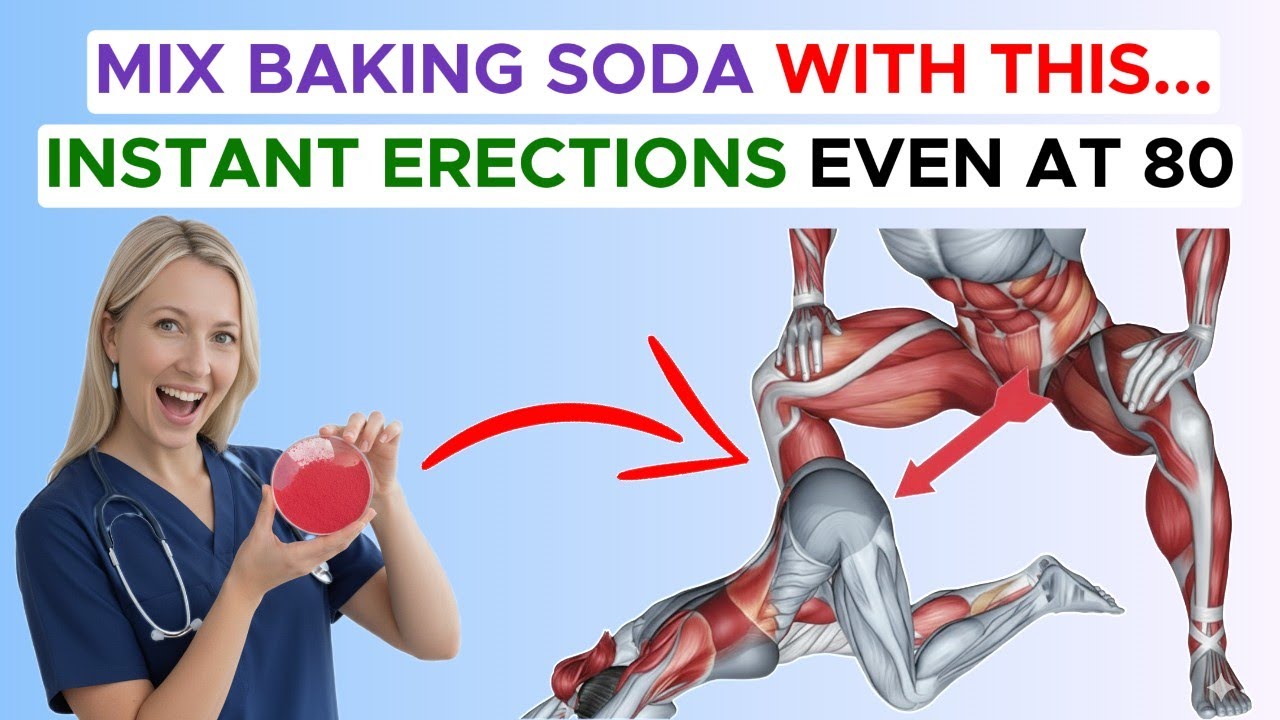Men Over 50: Never Use Baking Soda Alone! Mix This Powder for Massive Blood Flow | Dr. Amelia Hayes