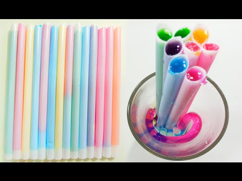 วิธีทำวุ้นหลอด - How to make Jelly Stick with Straws | วุ้นแฟนซี