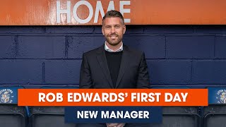 BEHIND THE SCENES | Rob Edwards' first day at Luton Town! 🙌
