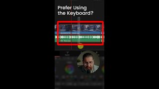 If you prefer using the keyboard in DaVinci Resolve