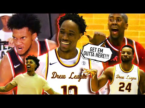 Demar Derozan VS Future & Current NBA Players at the Drew League!