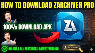 “How to Download ZArchiver Pro Safely | Step-by-Step Tutorial (Latest Version)” screenshot 3